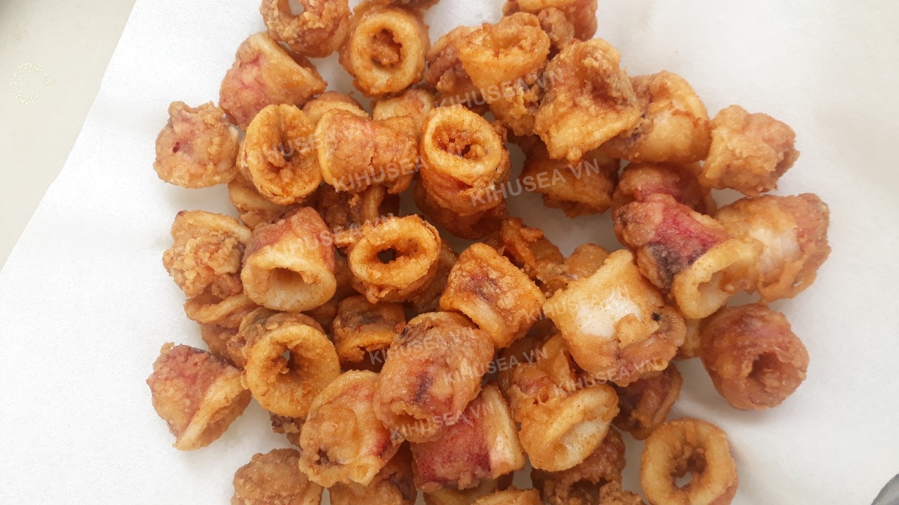 FROZEN SQUID RING SKIN-ON BREADED